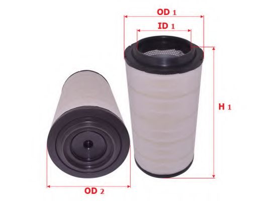 Воздушный фильтр SAKURA  Automotive A-68560