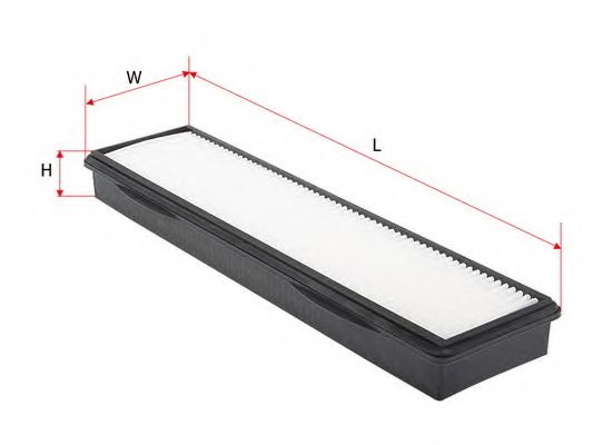 Фильтр, воздух во внутренном пространстве SAKURA  Automotive CA-2401