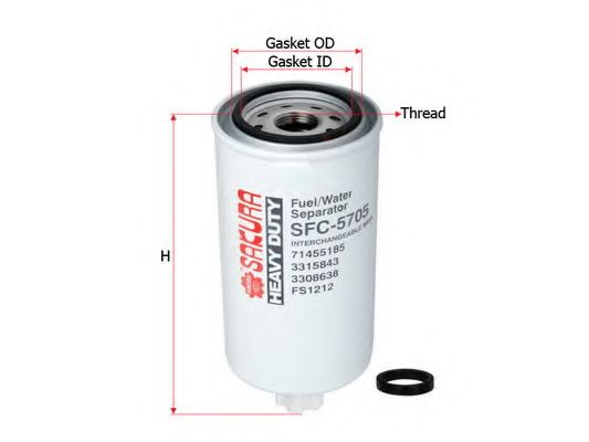 Топливный фильтр VOLVO-PENTA 36849