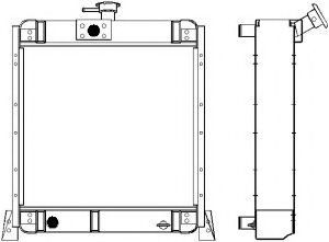 Радиатор, охлаждение двигателя SAKURA  Automotive 11520401