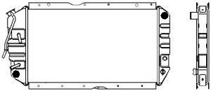 Радиатор, охлаждение двигателя SAKURA  Automotive 1421-0204