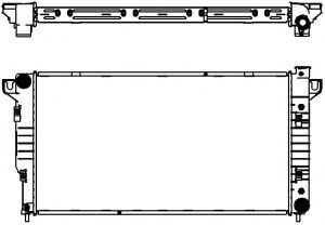 Радиатор, охлаждение двигателя SAKURA  Automotive 3132-1003