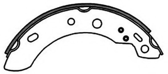 Комплект тормозных колодок ASVA AKS-1251