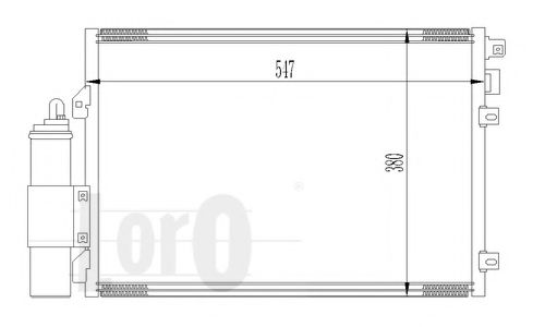 Конденсатор, кондиционер LORO 010-016-0001