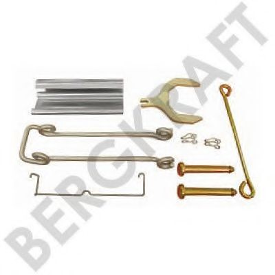 Комплектующие, колодки дискового тормоза BERGKRAFT BK6120560