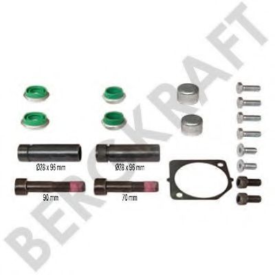 Ремкомплект, тормозной суппорт BERGKRAFT BK8500313