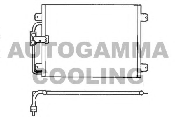 Конденсатор, кондиционер AUTOGAMMA 101793