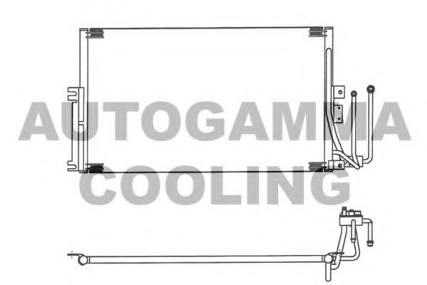 Конденсатор, кондиционер AUTOGAMMA 102744