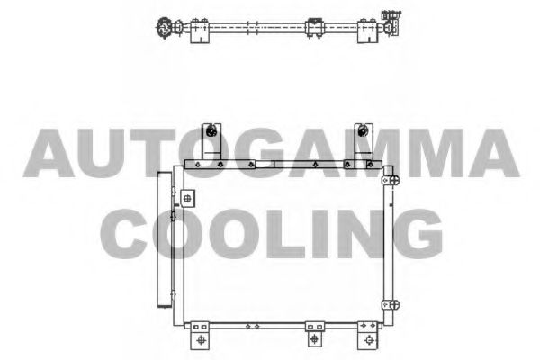 Конденсатор, кондиционер AUTOGAMMA 105192