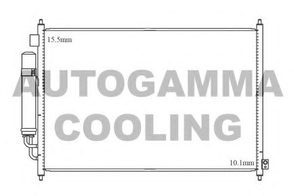 Конденсатор, кондиционер AUTOGAMMA 105541