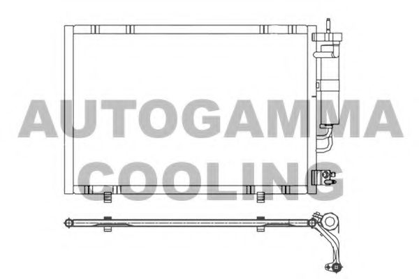 Конденсатор, кондиционер AUTOGAMMA 107195