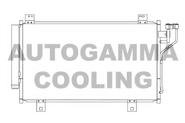 Конденсатор, кондиционер AUTOGAMMA 107343
