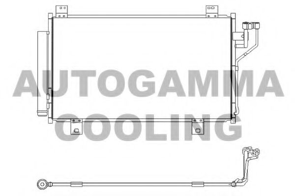 Конденсатор, кондиционер AUTOGAMMA 107478