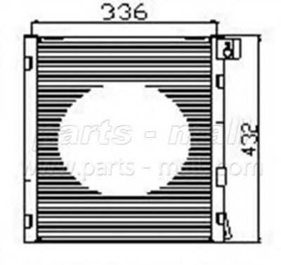 Конденсатор, кондиционер PARTS-MALL PXNCG-003