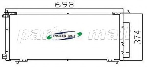 Конденсатор, кондиционер PARTS-MALL PXNCJ-010