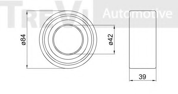Комплект подшипника ступицы колеса VEMA 515509