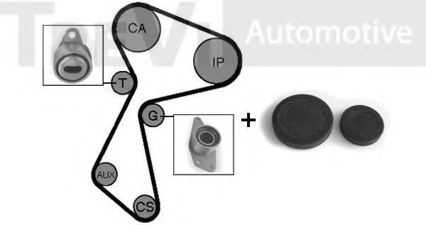 Комплект ремня ГРМ TREVI AUTOMOTIVE KD117
