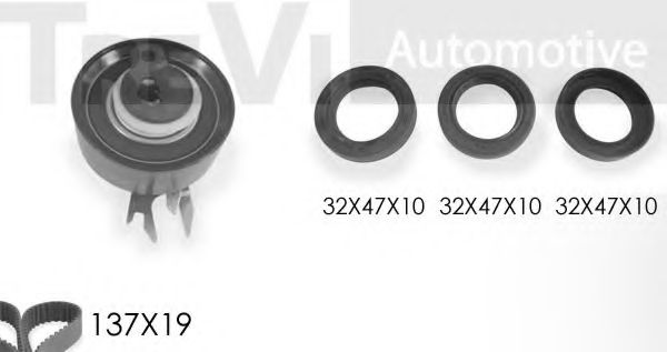 Комплект ремня ГРМ TREVI AUTOMOTIVE KD1159S1