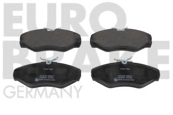 Комплект тормозных колодок, дисковый тормоз EUROBRAKE 5502223626