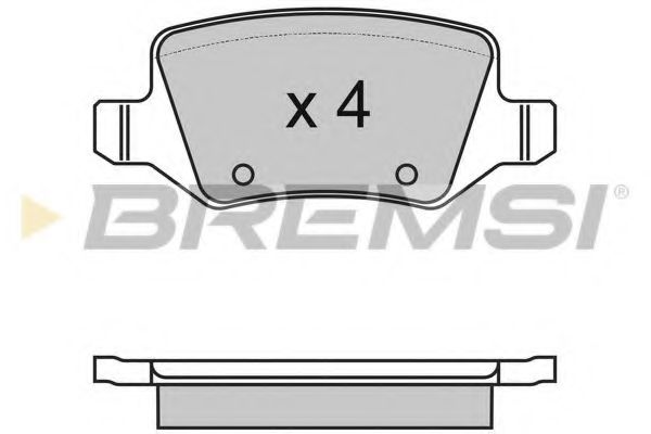Комплект тормозных колодок, дисковый тормоз LUCAS ELECTRICAL GDB1481