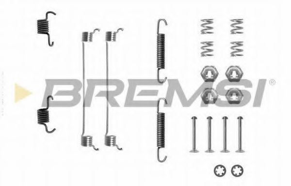 Комплектующие, тормозная колодка BREMSI SK0651