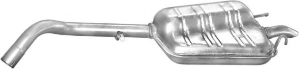 Глушитель выхлопных газов конечный TESH 230568