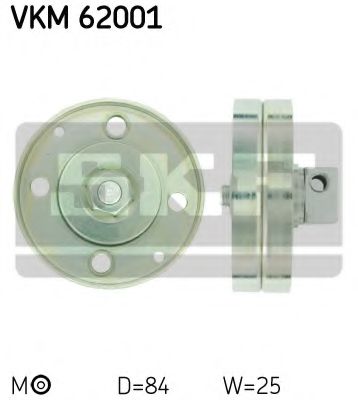 Натяжной ролик, поликлиновой  ремень SKF VKM 62001