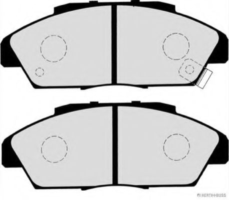 Комплект тормозных колодок, дисковый тормоз HERTH+BUSS JAKOPARTS J3604029