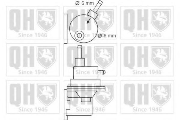 Топливный насос QUINTON HAZELL QFP46