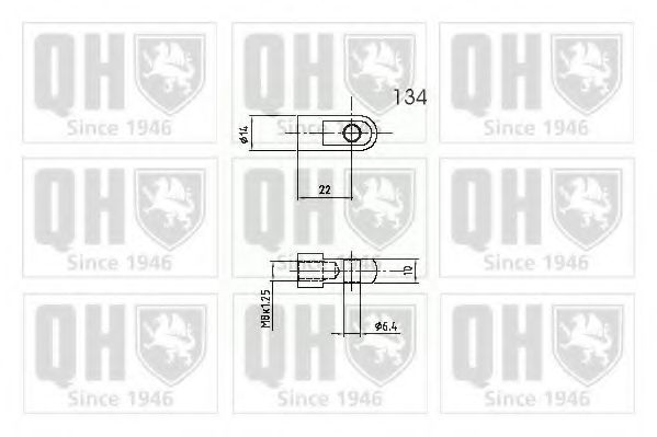 Газовая пружина, капот QUINTON HAZELL QTS840261