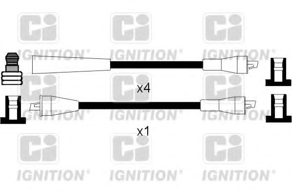 Комплект проводов зажигания QUINTON HAZELL XC789