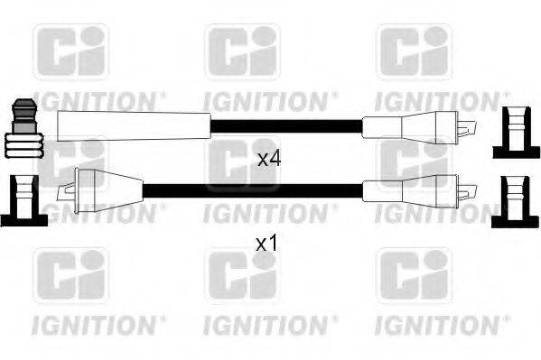 Комплект проводов зажигания QUINTON HAZELL XC990