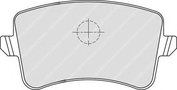 Комплект тормозных колодок, дисковый тормоз FERODO FDB4050