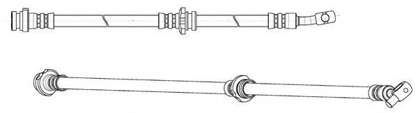 Тормозной шланг FERODO FHY2734