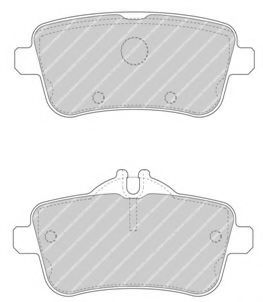 Комплект тормозных колодок, дисковый тормоз FERODO FDB4169