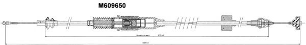 Трос, управление сцеплением FERODO FCC422759