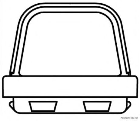Фонарь освещения номерного знака HERTH+BUSS ELPARTS M833