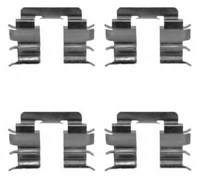 Комплектующие, колодки дискового тормоза MINTEX MBA1272