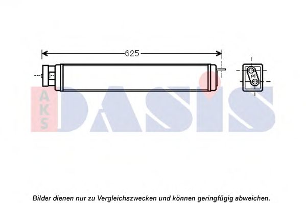 масляный радиатор, двигательное масло AKS DASIS 056035N
