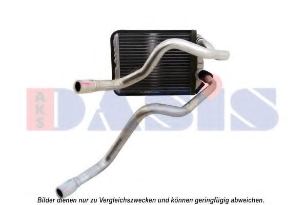 Теплообменник, отопление салона AKS DASIS OL6314