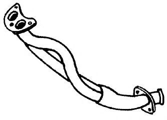 Труба выхлопного газа AKS DASIS SG25170