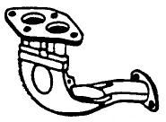 Труба выхлопного газа AKS DASIS SG50197