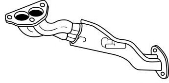 Труба выхлопного газа AKS DASIS SG34105