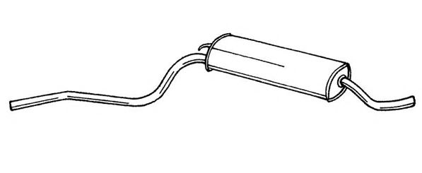 Глушитель выхлопных газов конечный AKS DASIS SG13663