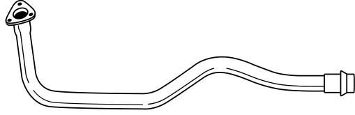 Труба выхлопного газа AKS DASIS SG44115