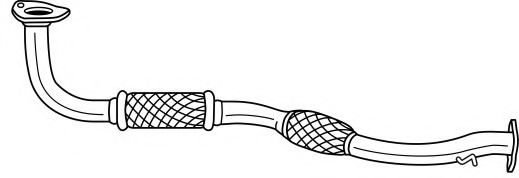 Труба выхлопного газа AKS DASIS SG73104