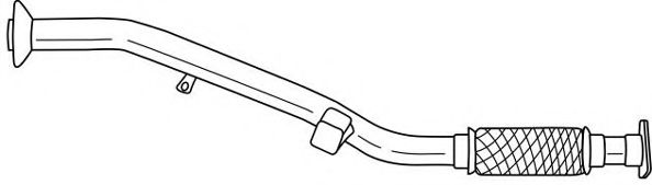 Труба выхлопного газа AKS DASIS SG38210