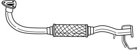 Труба выхлопного газа AKS DASIS SG34132