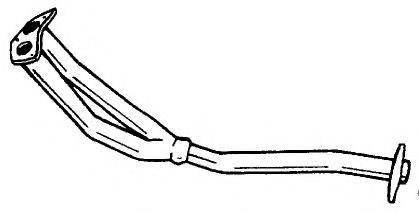 Труба выхлопного газа AKS DASIS SG25181