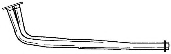 Труба выхлопного газа AKS DASIS SG22102